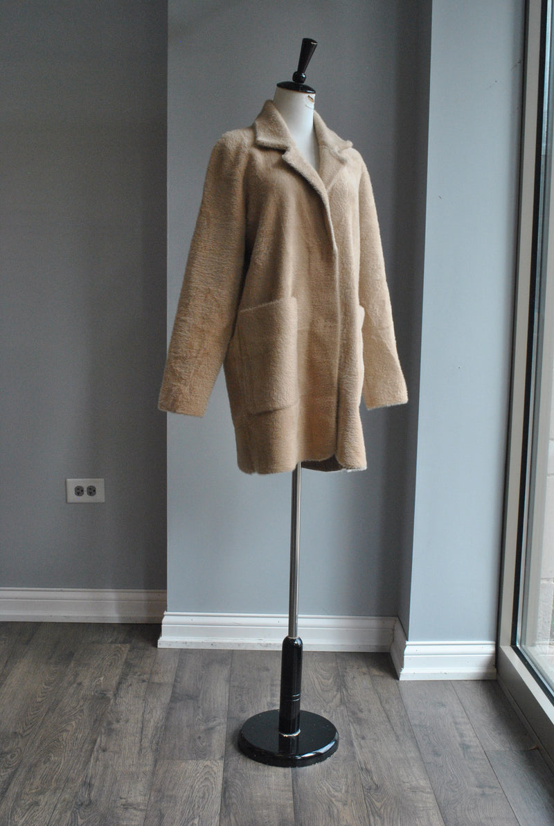 BEIGE ALPAKA COAT
