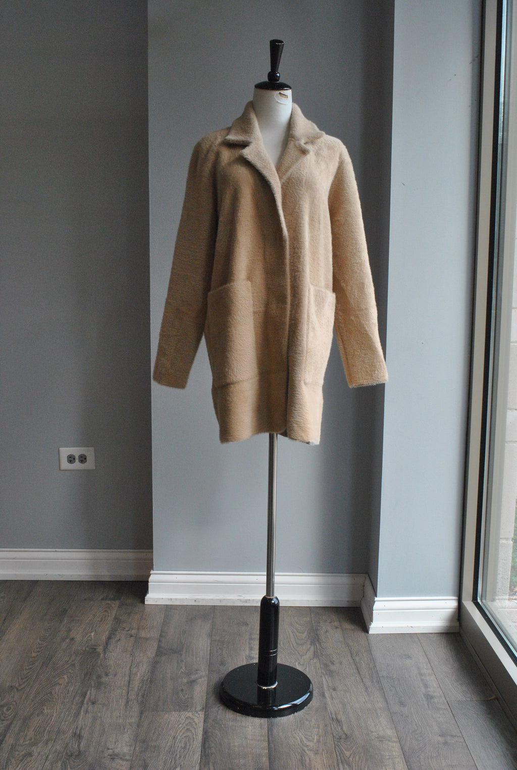 BEIGE ALPAKA COAT