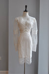 WHITE LACE COCKTAIL DRESS