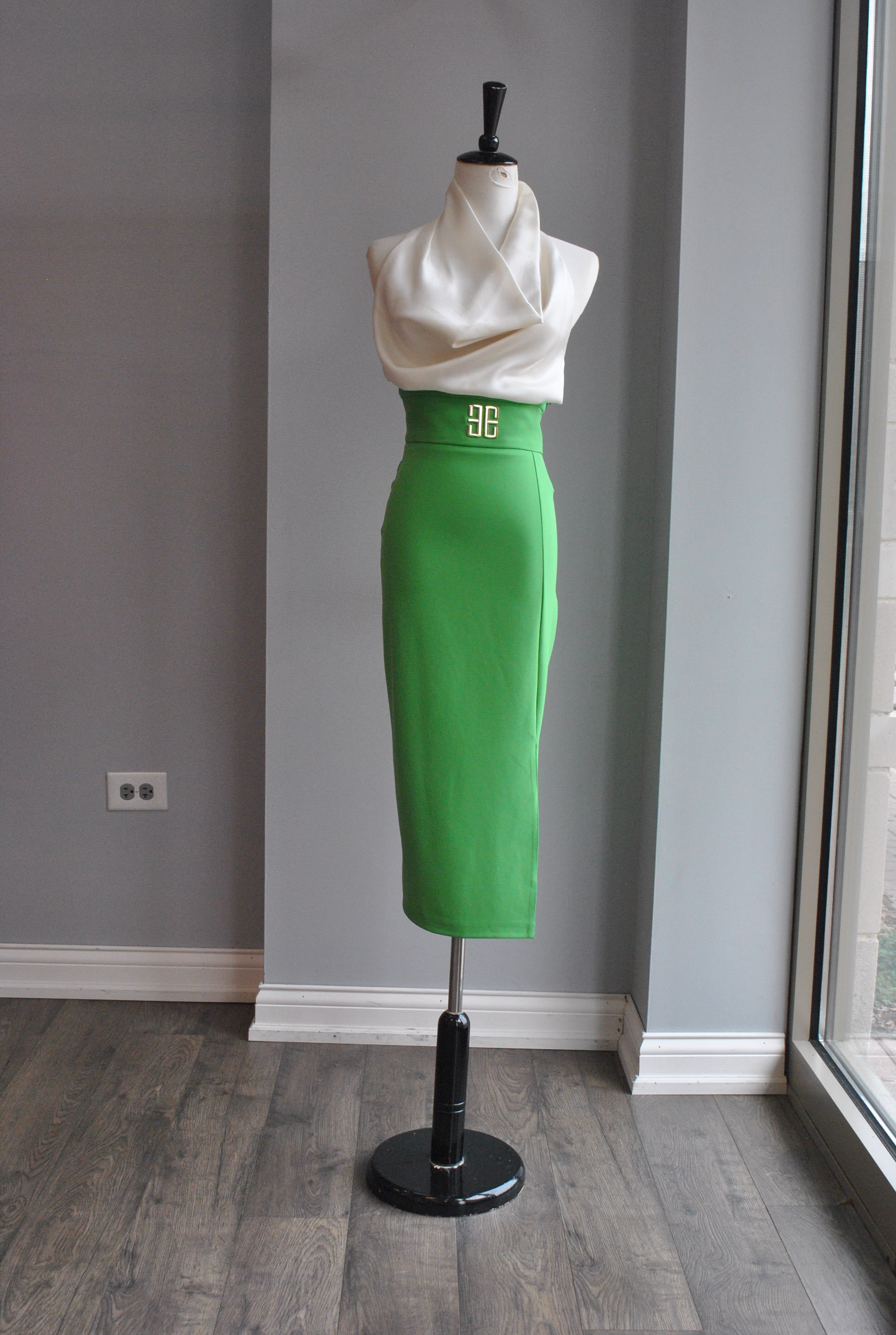 Pencil skirt green clearance