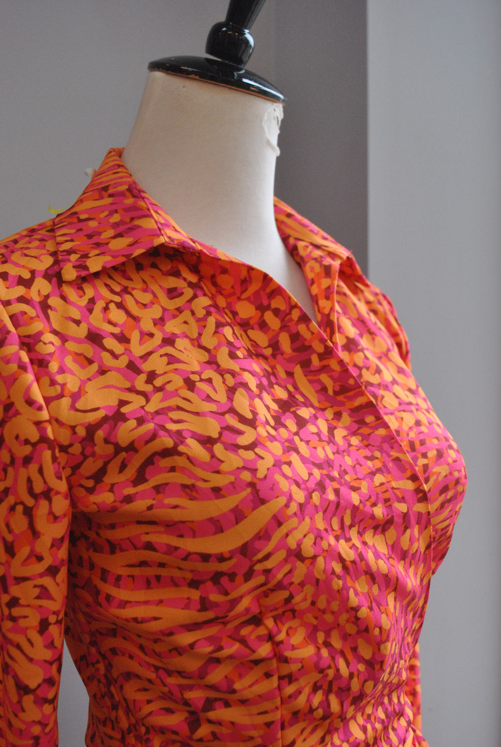 ORANGE MUTLI SUMMER DRESS