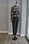 BLACK JOGGER PANTS WITH SIDE POCKETS