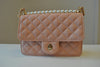 BLUSH PINK GUILTED SMALL CROSSBODY BAG