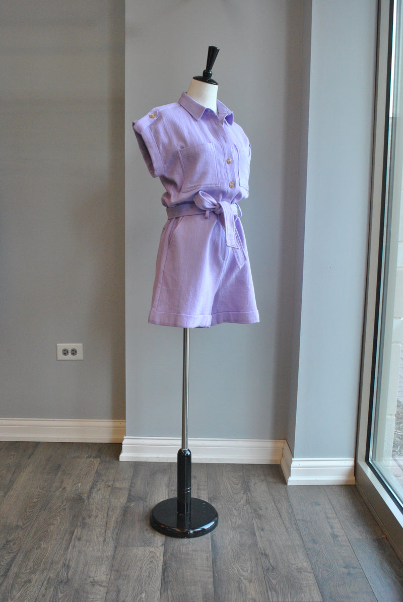 LAVENDER ROMPER