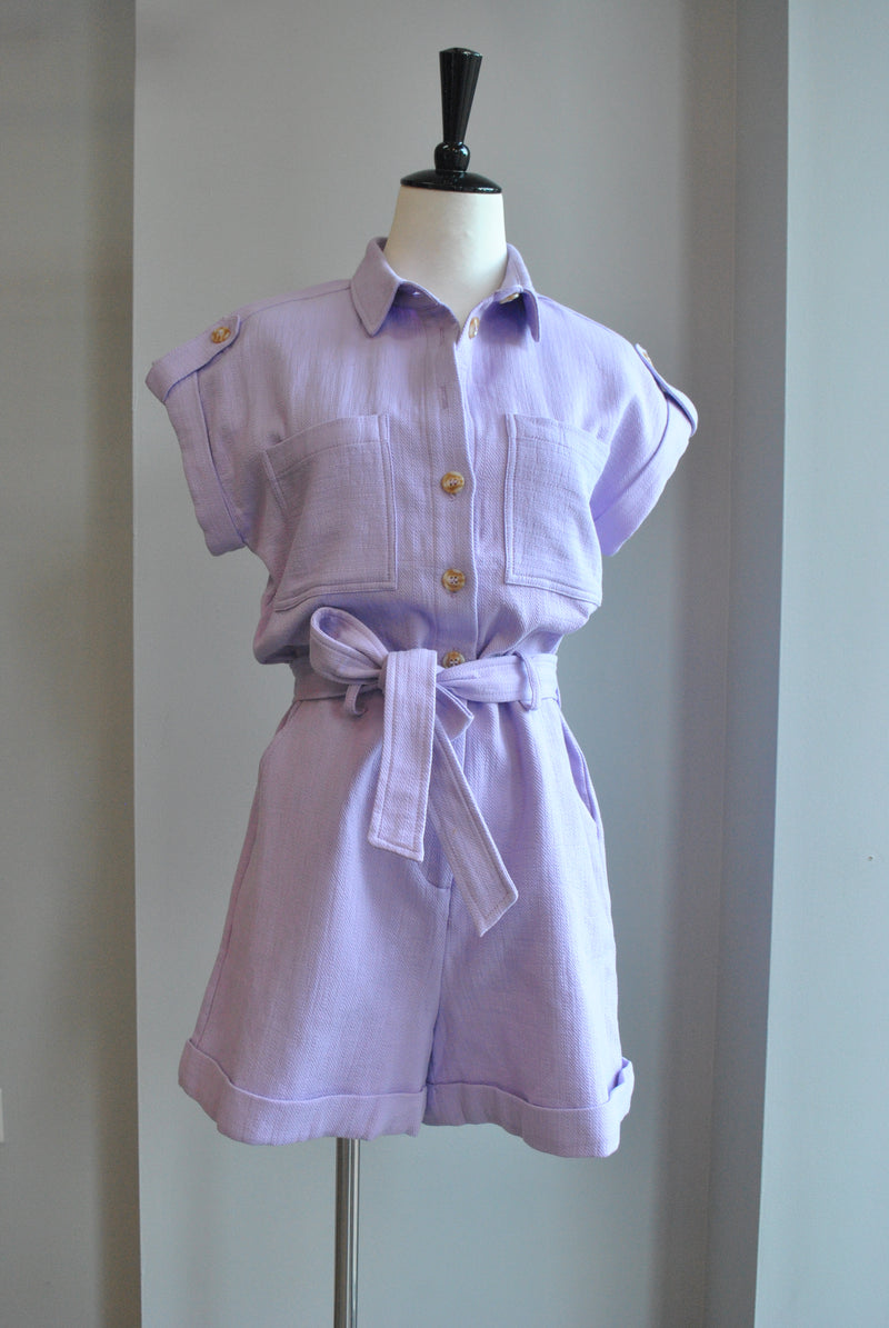 LAVENDER ROMPER