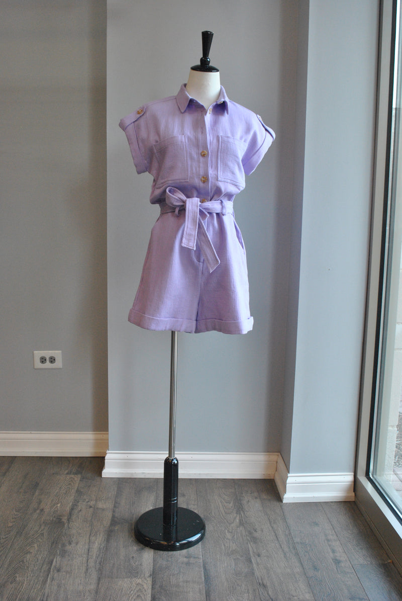 LAVENDER ROMPER