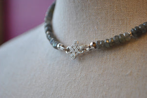 LABRADORITE DELICATE NECKLACE