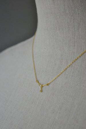 CANCER GOLD DELICATE NECKLACE