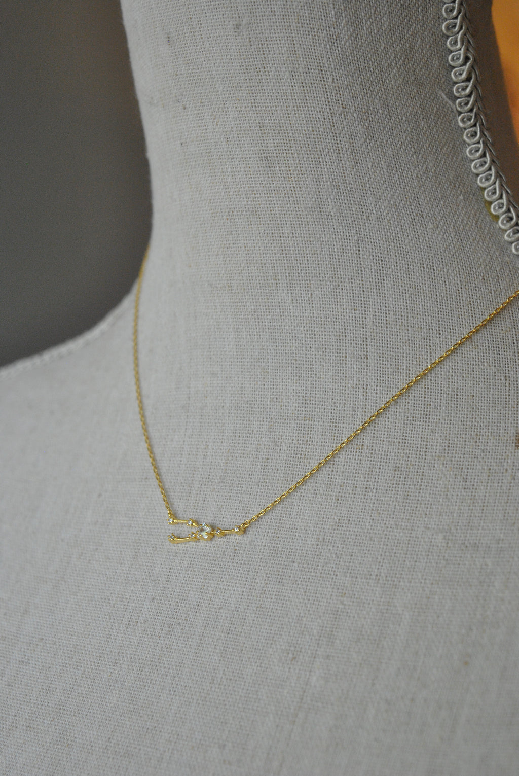 TAURUS GOLD DELICATE NECKLACE