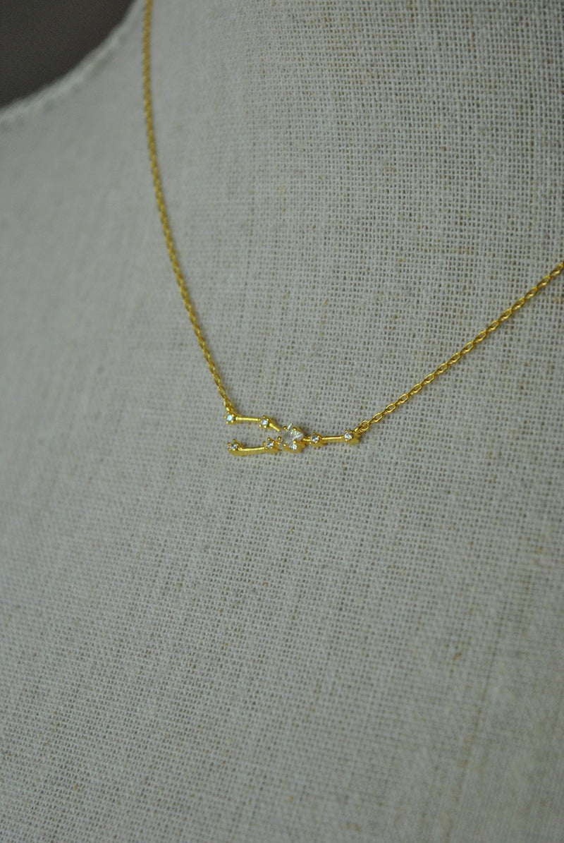 TAURUS GOLD DELICATE NECKLACE
