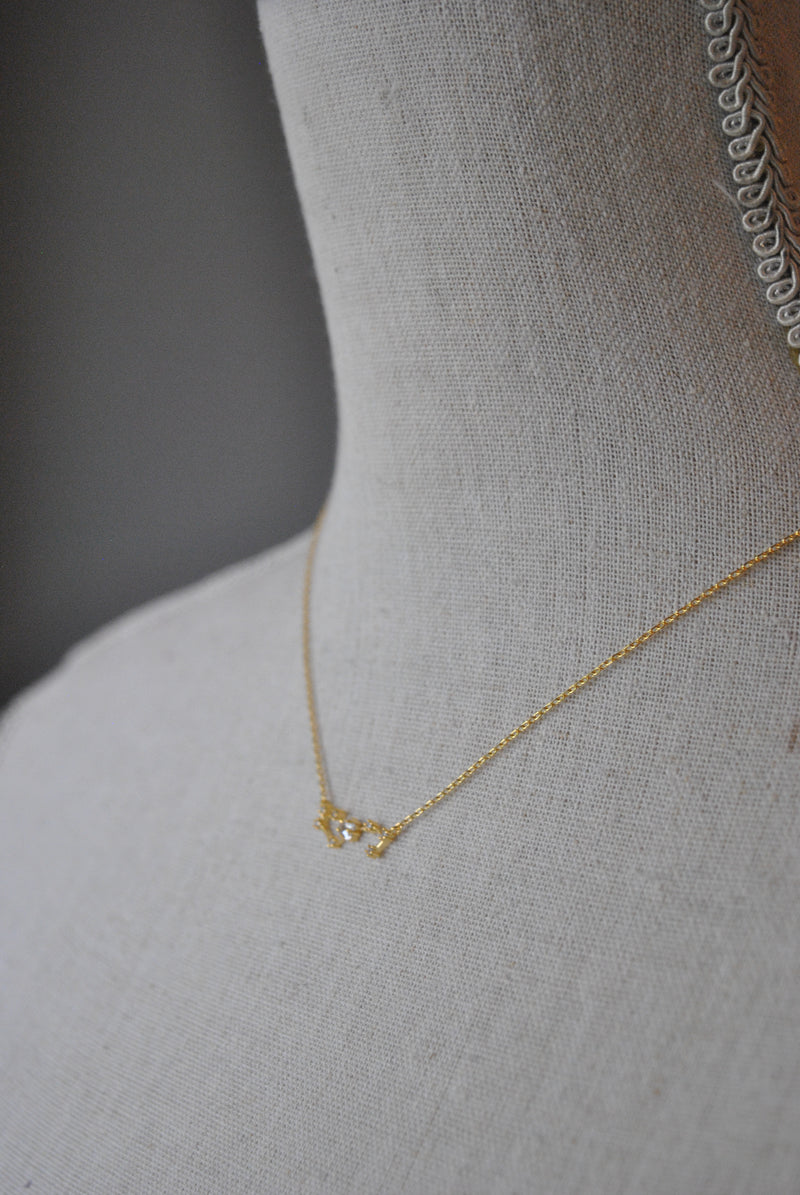 SCORPIO GOLD DELICATE NECKLACE