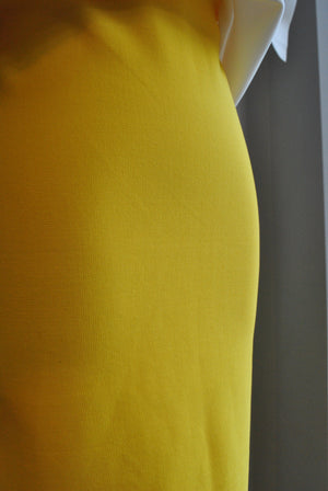 YELLOW PENCIL BANDAGE SKIRT