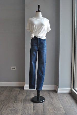 DARK DENIM CLASSIC STYLE SKINNY JEANS