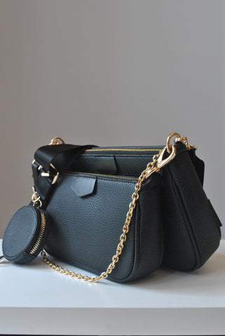 beck Cobalt Blue Pebbled Leather Rolled Handles Top Zip Boston Bag