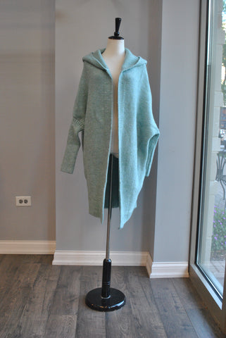 CLEARANCE - OLIVE GREEN FALL SWEATER CARDIGAN