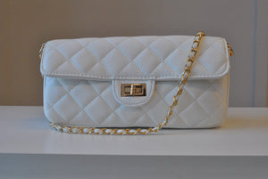 WHITE MINI GUILTED