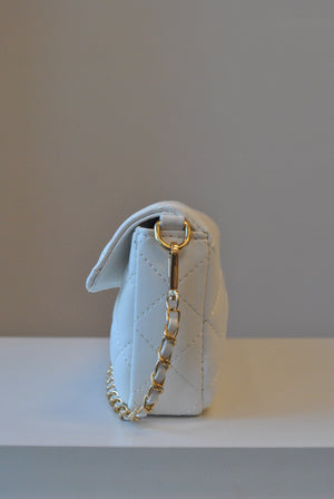WHITE MINI GUILTED