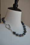 PEACOCK JUMBO FRESHWATER PEARL NECKLACE