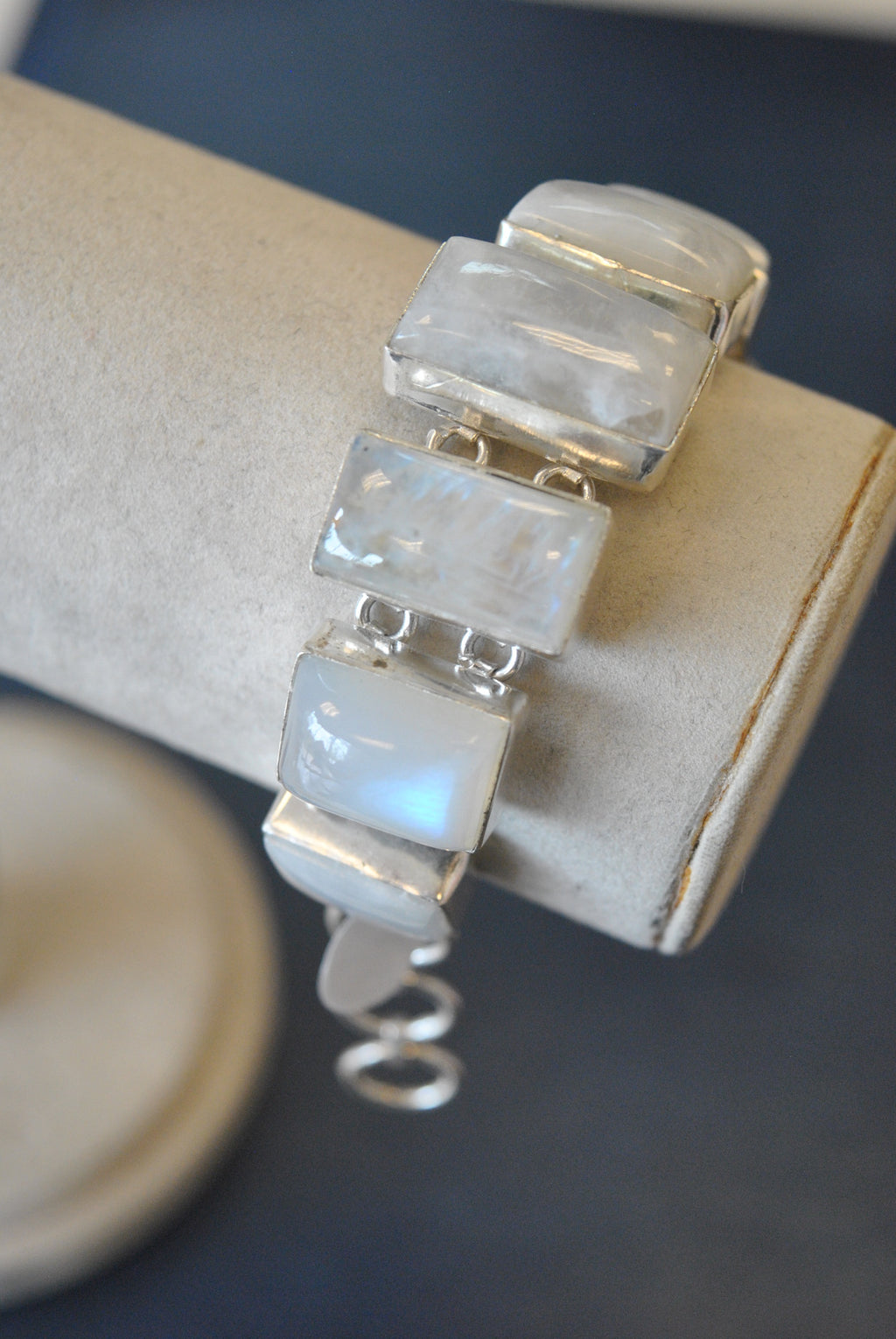 SLVER COLLECTION - MOONSTONE STATEMENT BRACELETS