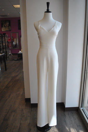 WHITE CLASSIC JUMPSUIT