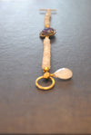WHITE MOONSTONE AND SAPPHIRE CORONDUM BRACELET