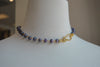 PURPLE MOONSTONE AND DRUZY WRAP BRACELET OR A CHOKER