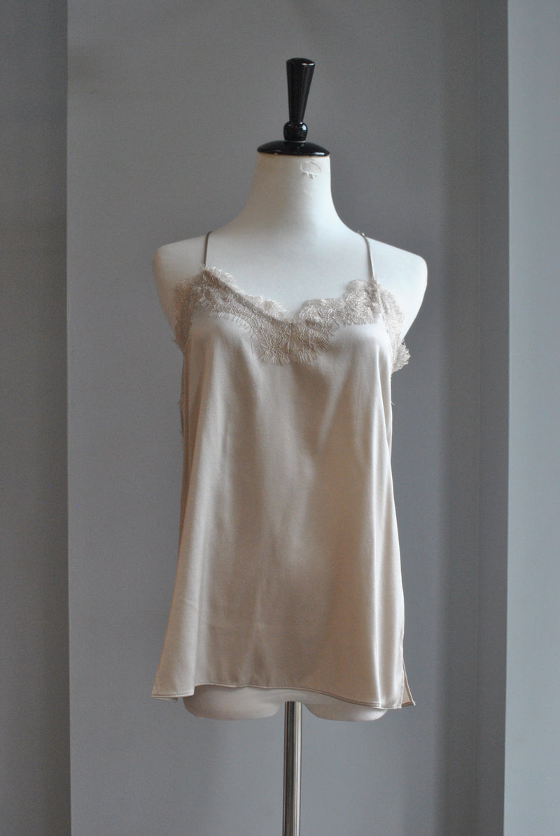 CHAMPAGNE SIMPLE BASIC CAMI