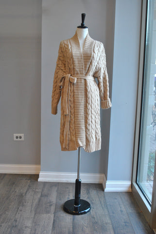 CLEARANCE - OLIVE GREEN FALL SWEATER CARDIGAN