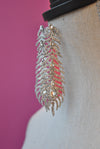 FASHION COLLECTION - CLEAR CRYSTALS STATEMENT EARRINGS
