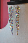 FASHION COLLECTION - OPALITE CRYSTALS STATEMENT EARRINGS