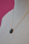CARNELIAN AND SWAROVSKI CRYSTALS NECKLACE