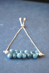BLUE STONE TEARDROPS ADJUSTBALE DELICATE BRACELET