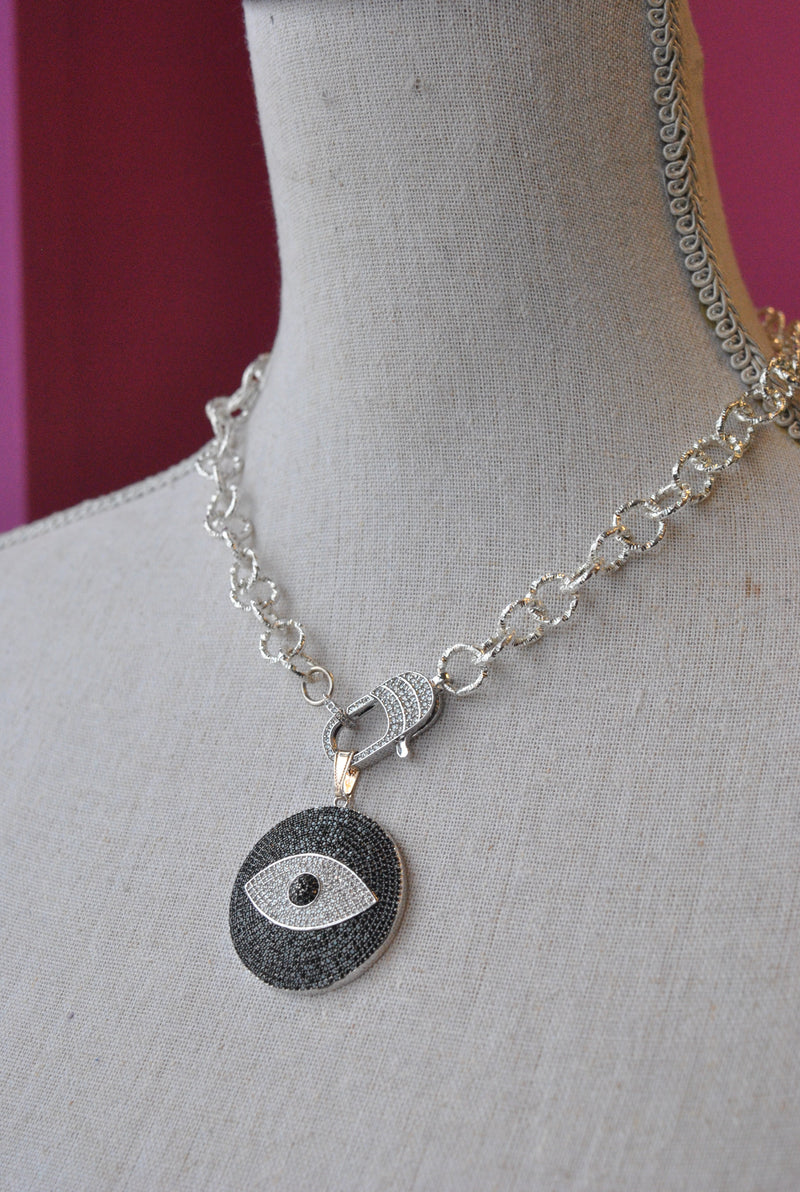 ANGEL EYE SIMPLE PENDANT NECKLACE