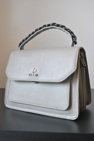 MUSTARD LEATHER HANDBAG