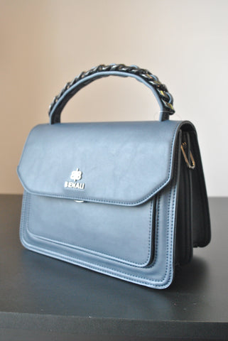 MUSTARD LEATHER HANDBAG