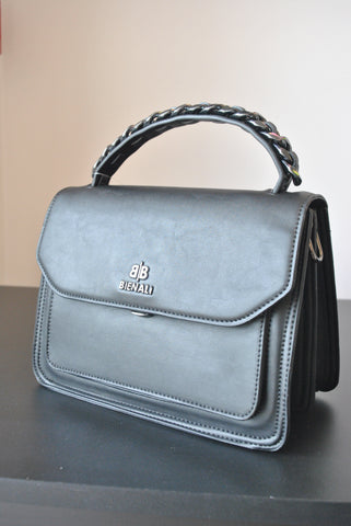 MUSTARD LEATHER HANDBAG