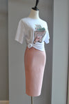 CHARCOAL GREY PANTS WITH SIDE SILVER TRIM AND POCKETS