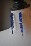 FASHION COLLECTION - COBALT BLUE CRYSTAL EARRINGS