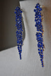FASHION COLLECTION - COBALT BLUE CRYSTAL EARRINGS