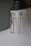 FASHION COLLECTION - WHITE CRYSTALS EARRINGS