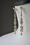FASHION COLLECTION - CLEAR CRYSTALS ON GOLD DELICATE