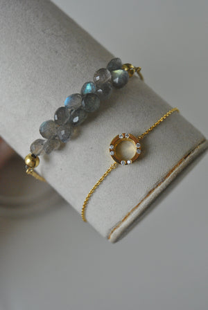 KASHMERE BRACELETS COLLECTION - LABRADORITE LOVE