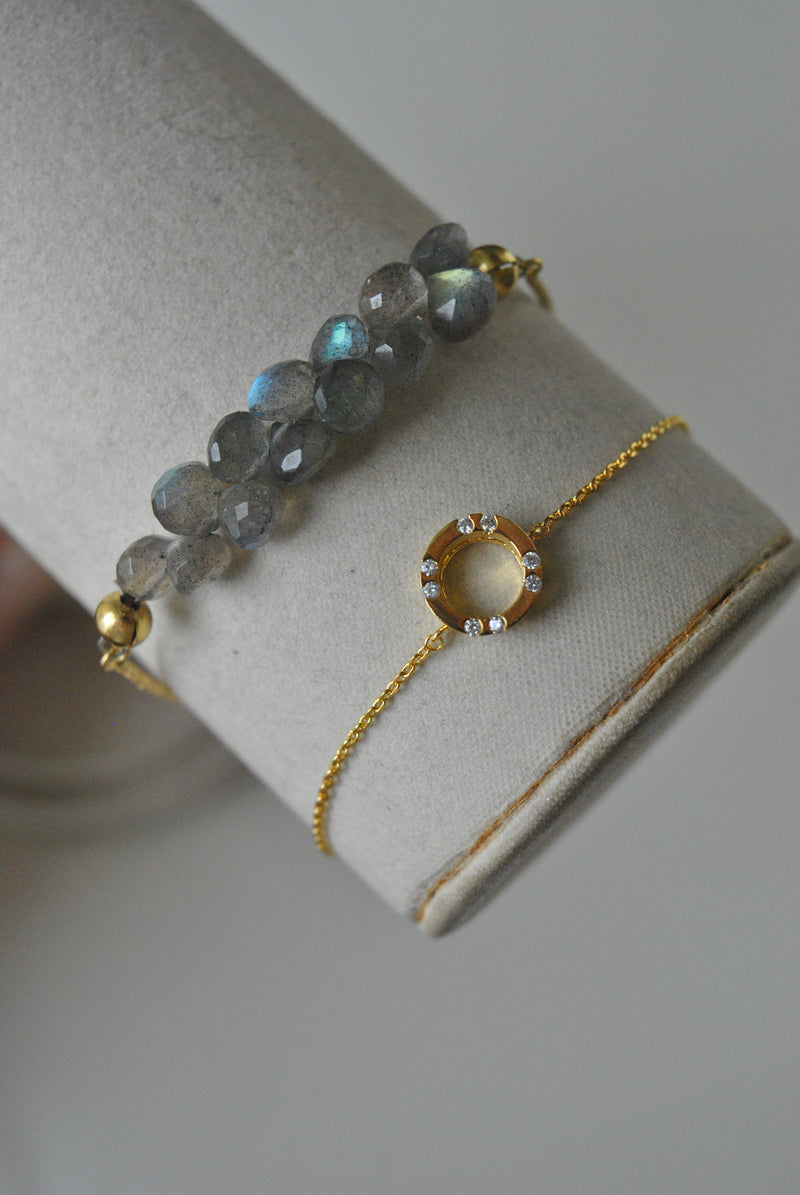 KASHMERE BRACELETS COLLECTION - LABRADORITE LOVE