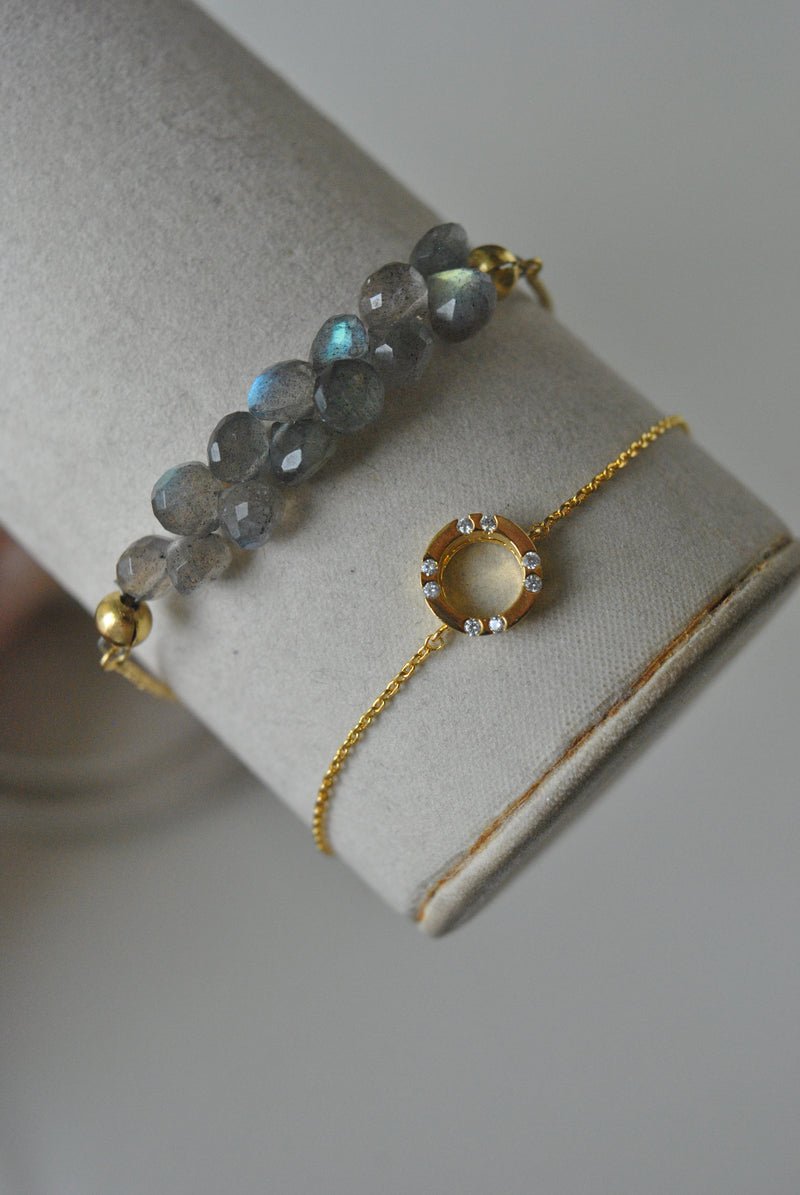 KASHMERE BRACELETS COLLECTION - LABRADORITE LOVE